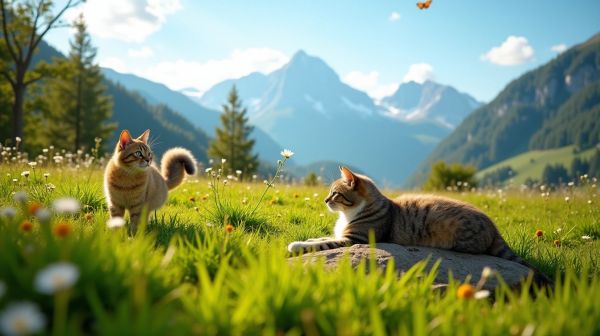 Activités enrichissantes pour les chats en Haute-Savoie